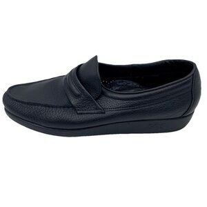 SAS Comfort Dress Shoes Black Leather Men‎ 13N Narrow Alamo USA Handsewn  EUC